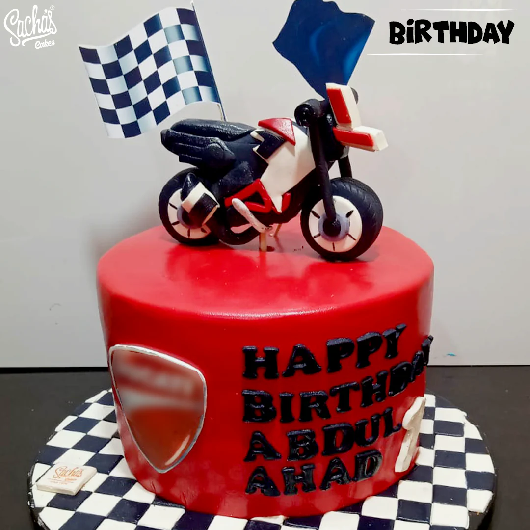 Ducati Bike Racing Birthday Cake
