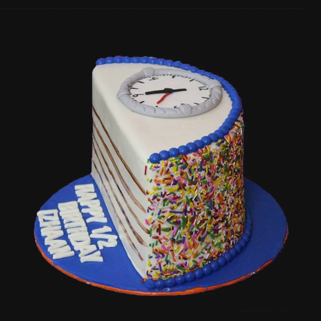 Half Year Birthday Theme Cake