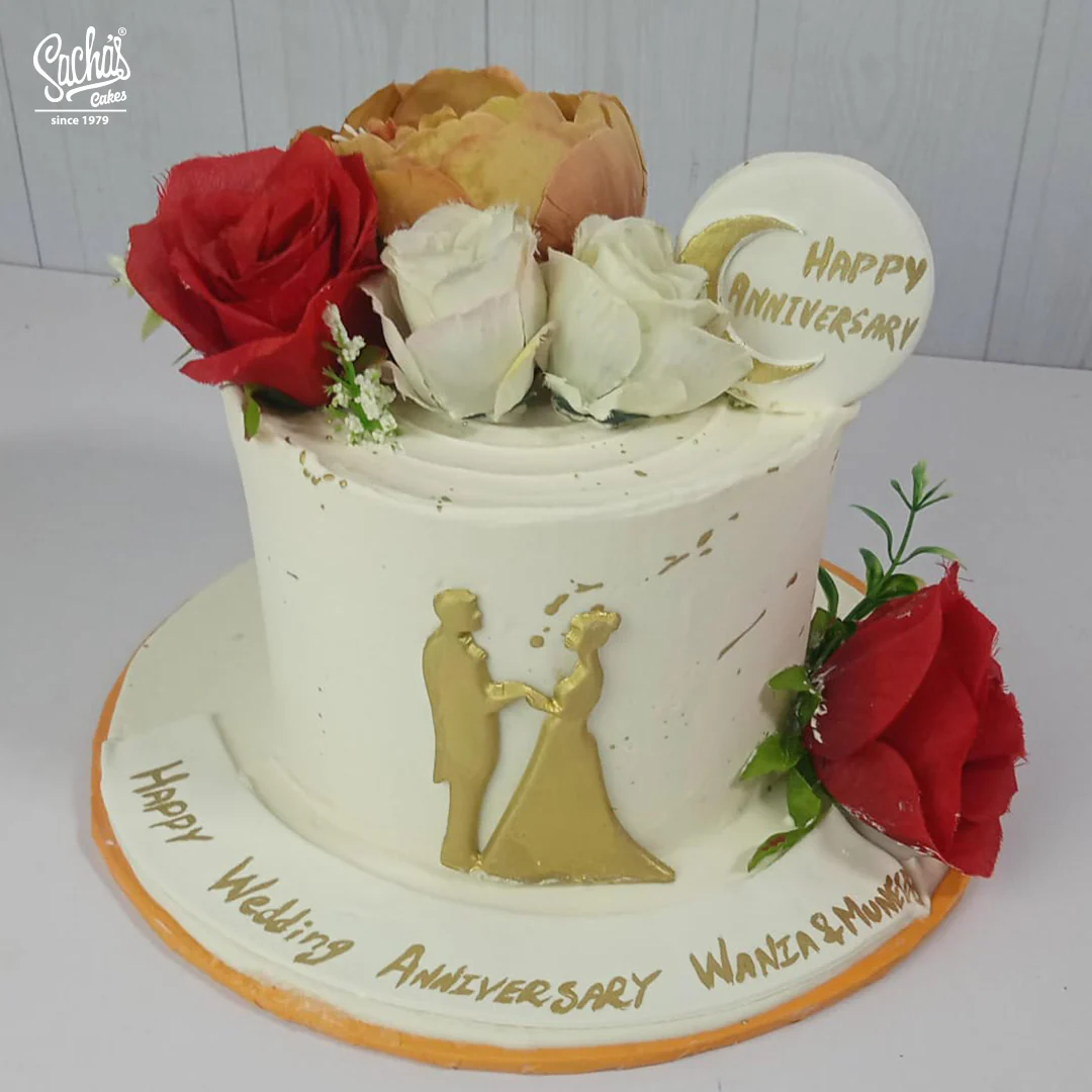 Together Forever Anniversary Cake